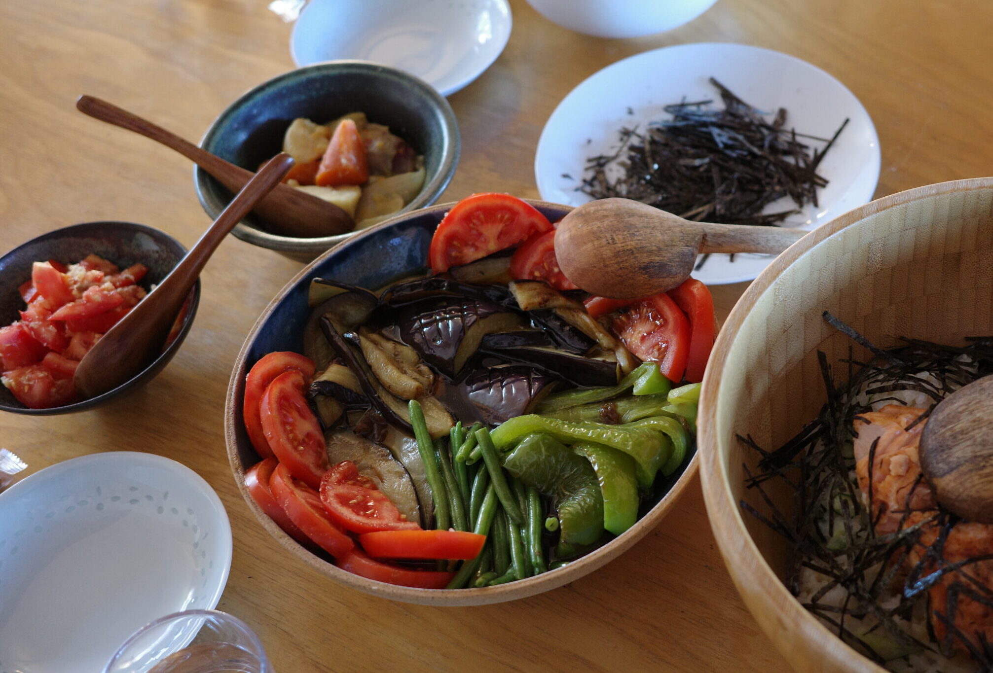 Read more about the article Agebidashi Vegetables (Japanese Fried Dish) 揚げ浸し